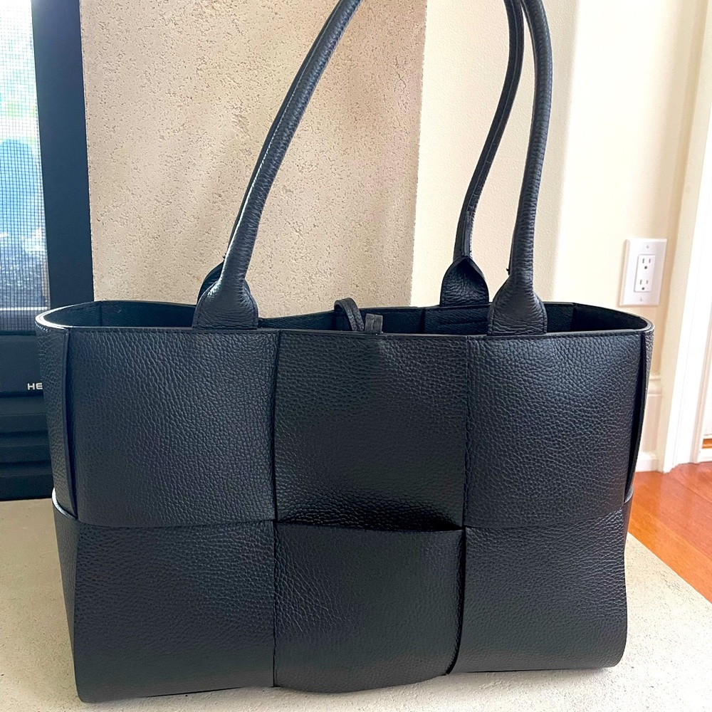 Italian Leather Tote Bag